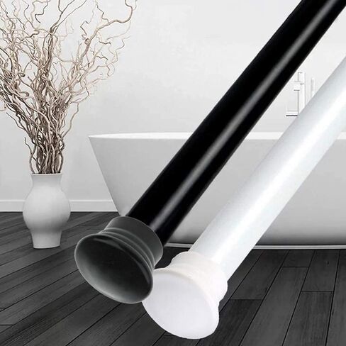 Heyiarbeit Curtain Rod Cap Finials Plastic Vintage for 26-27mm/1.02-1.06inch Dia Rod Creamy-White 100mm/3.93" Height 4Pcs in Saudi Arabia