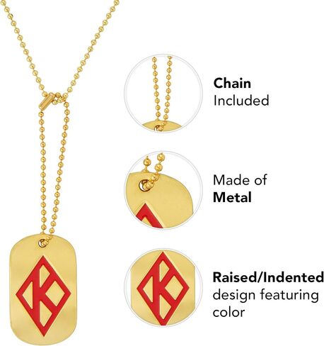 Desert Cactus Kappa Alpha Psi Fraternity Dog Tag Necklace Greek Nupe (Style A - Gold Diamond) in Saudi Arabia