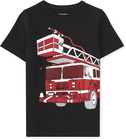 The Children's Place baby-boys And Toddler Boys Short Sleeve Multi Color Graphic T-shirt Shirt in Kuwait