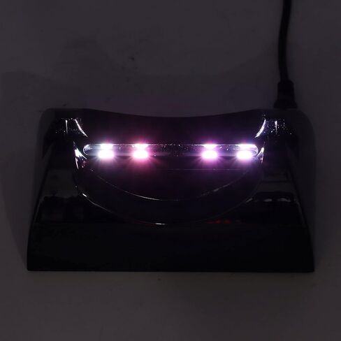 Hztyyier LED Base Light for Crystal, Pedestal Color Show Stand Lighted Display Plate Battery Powered for Acrylic, Crystal, Night Light, Glass Resin Art in Kuwait