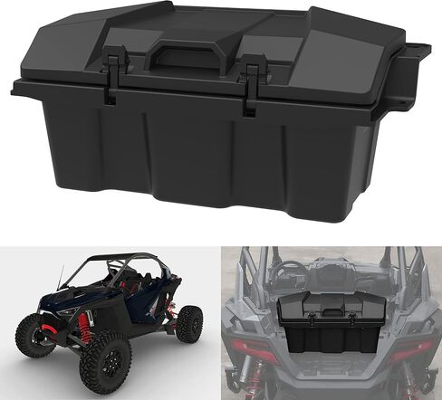 ساوتي في اس صندوق شحن يو تي في لـ RZR Pro R، صندوق تخزين امام بولي مقاوم للماء 60 كوارت لملحقات بولاريس ار زد ار برو ار 2022، بديل #2884235 in Kuwait