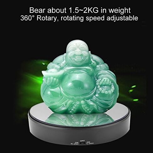 Motorized Turntable Display Rotating Display Stand Mirror Surface 360° Rotary Display Stand Adjustable Rotating Speed Turntable Jewelry Holder Display Jewelry Watch Digital Product Collectibles in Saudi Arabia