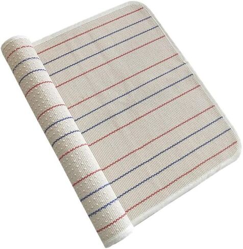 سجادة أطفال من USTIDE مصنوعة من القطن مونتيسوري، سجادة لعب للأطفال، سجادة عمل قطنية صغيرة منسوجة يدويًا، 23.6 بوصة × 7.8 بوصة in Kuwait