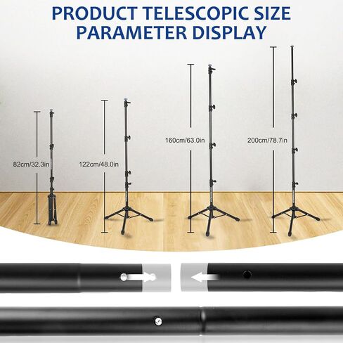 GSY Backdrop Stand 10x7ft/2x3M, Adjustable Heavy Duty Background Stand for Parties, Wedding, Photography, Ad Display, Activity Decoration（with Oxford Bag） in Kuwait