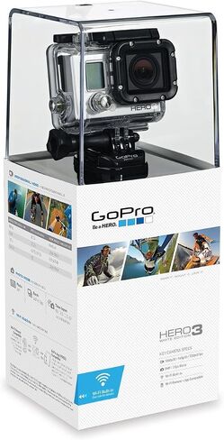 GoPro HERO3: إصدار أبيض - غطاء مقاوم للماء بطول 131 بوصة/ 40 مترًا in Kuwait