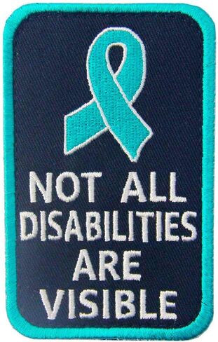 Antrix 5 Pieces Service Dog Patches for Dog Vest, EMT EMS Medic Medical Dog Patch Not All Disabilities are Visible Patch ESA Emotional Support Animal Emblem Badge Patch for Dogs and Pets Harness in Saudi Arabia