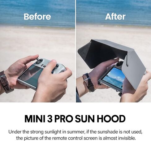STARTRC Mini 3/Mini 3 Pro Sun Hood Sunshade for DJI Mavic 3 Pro/Mini 3/Mini 3 Pro/Mavic 3 Classic/Air 2S RC Controller Accessories in Saudi Arabia