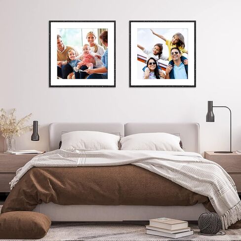 13x19 Poster Frame With Mat for 11x17 or 13X19 Picture Frame Without Mat,Made of Wooden Textured Finish,Display for Wall Hanging Decor,Plexiglass,Rustic Wood,1pack in Saudi Arabia