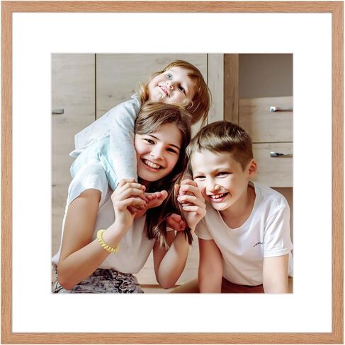 13x19 Poster Frame With Mat for 11x17 or 13X19 Picture Frame Without Mat,Made of Wooden Textured Finish,Display for Wall Hanging Decor,Plexiglass,Rustic Wood,1pack in Saudi Arabia