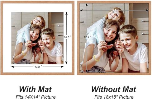 13x19 Poster Frame With Mat for 11x17 or 13X19 Picture Frame Without Mat,Made of Wooden Textured Finish,Display for Wall Hanging Decor,Plexiglass,Rustic Wood,1pack in Saudi Arabia
