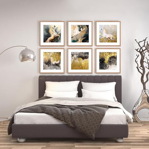 13x19 Poster Frame With Mat for 11x17 or 13X19 Picture Frame Without Mat,Made of Wooden Textured Finish,Display for Wall Hanging Decor,Plexiglass,Rustic Wood,1pack in Saudi Arabia