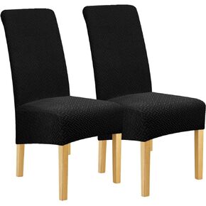 Oversize Dining Room Chair Covers Set of 2，XL Dining Chair Covers Oversized Chair Covers Slipcover Large Chair Protector Slipcovers Parson Chair Slipcover Kitchen Chair Protectors Covers for Home