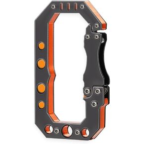 مشبك حلقة تسلق عالي التحمل من QISVVE، خطاف سلسلة مفاتيح تكتيكي، حلقات سلسلة مفاتيح سريعة الفك in Kuwait