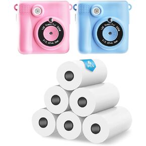 6 Rolls of Instant Printer Paper for Children's Camera, Thermal Paper in Kuwait