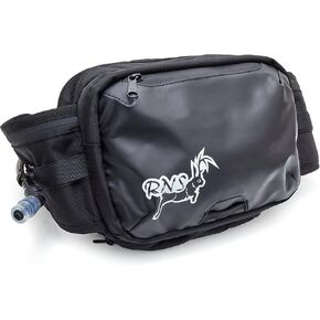 RNS 5L Hip Bag with 1.5L Hydration Bladder - Fanny Pack with Stretchable Waist Strap, Water Bottle Holder Compartment, Large Side Pocket, Detachable Reservoir, Waist Hydration Pack Strap Extender in Saudi Arabia