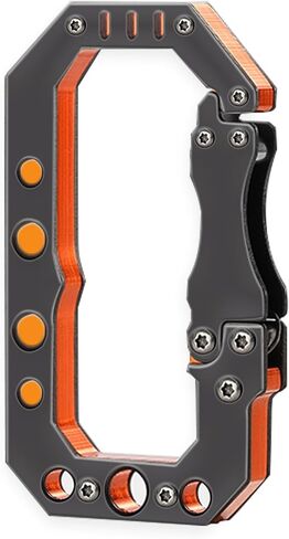 مشبك حلقة تسلق عالي التحمل من QISVVE، خطاف سلسلة مفاتيح تكتيكي، حلقات سلسلة مفاتيح سريعة الفك in Kuwait