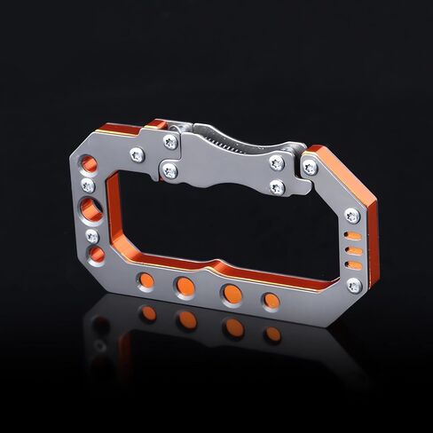 مشبك حلقة تسلق عالي التحمل من QISVVE، خطاف سلسلة مفاتيح تكتيكي، حلقات سلسلة مفاتيح سريعة الفك in Kuwait