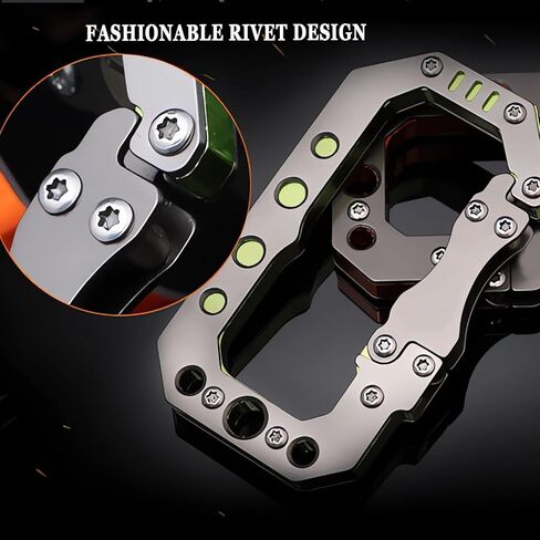 مشبك حلقة تسلق عالي التحمل من QISVVE، خطاف سلسلة مفاتيح تكتيكي، حلقات سلسلة مفاتيح سريعة الفك in Kuwait