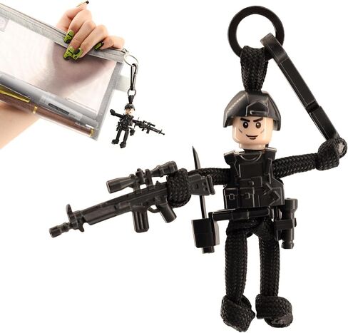 PARAELVES Police Keychain, Paracord DIY Car Keys Keychain, for People of All Ages, Great Handmade Gift in Saudi Arabia