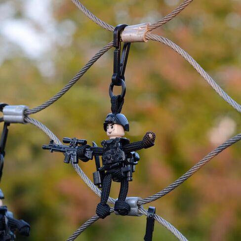 PARAELVES Police Keychain, Paracord DIY Car Keys Keychain, for People of All Ages, Great Handmade Gift in Saudi Arabia
