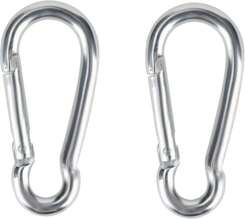 Large Carabiner Clips, D-Ring Grimlock Carabiners for Resistance Bands, Exercise Handles and Ankle Straps, Heavy Duty Cari for Camping, Hiking, Outdoor & Gym in Kuwait