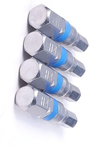 Auniwaig H6 Hex High Quantity Screwdriver Bits 1/4 inches Hex Shank S2 25mm Long High Alloy Steel 4Pcs in Saudi Arabia