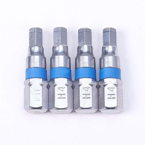 Auniwaig H6 Hex High Quantity Screwdriver Bits 1/4 inches Hex Shank S2 25mm Long High Alloy Steel 4Pcs in Saudi Arabia