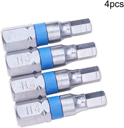 Auniwaig H6 Hex High Quantity Screwdriver Bits 1/4 inches Hex Shank S2 25mm Long High Alloy Steel 4Pcs in Saudi Arabia