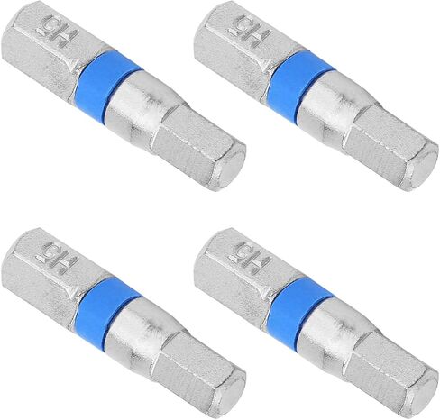 Auniwaig H6 Hex High Quantity Screwdriver Bits 1/4 inches Hex Shank S2 25mm Long High Alloy Steel 4Pcs in Saudi Arabia