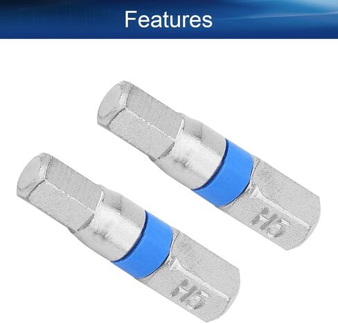 Auniwaig H6 Hex High Quantity Screwdriver Bits 1/4 inches Hex Shank S2 25mm Long High Alloy Steel 4Pcs in Saudi Arabia