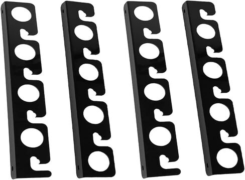 حامل قضيب الصيد من الأكريليك حامل السقف قصبة الصيد رف الحائط ، حامل لقصبة الصيد / رف تخزين الحائط ، قصبة الصيد رف تخزين الجدار للمرآب ، المقصورة والطابق السفلي ، يحمل 8 صنارة صيد (4 قطع) in Kuwait