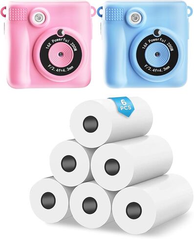 6 Rolls of Instant Printer Paper for Children's Camera, Thermal Paper in Kuwait