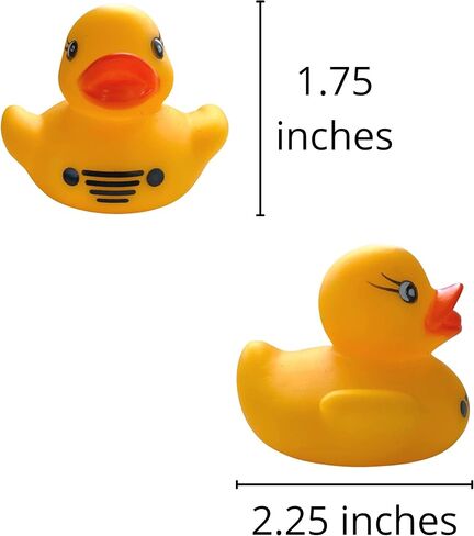 لقد كنت بطًا مطاطيًا | 20 علبة بالجملة | البطة المطاطية بعرض 2.25 بوصة وطول 1.75 بوصة | استخدم مع علامات Duck Duck | بطة توسكاديرو الوردية (البط المطاطي الأصفر) in Kuwait