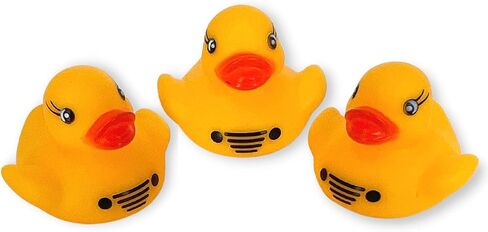 لقد كنت بطًا مطاطيًا | 20 علبة بالجملة | البطة المطاطية بعرض 2.25 بوصة وطول 1.75 بوصة | استخدم مع علامات Duck Duck | بطة توسكاديرو الوردية (البط المطاطي الأصفر) in Kuwait