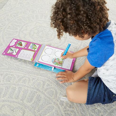 hand2mind Bob Books كتاب مهارات الأبجدية المائية، ألعاب القراءة، كتب التلوين المائي للأطفال الصغار، مصنف كتب بوب، أقلام المياه للأطفال الصغار، ألعاب القراءة، ألعاب الحروف الأبجدية (1 كتاب مائي وقلم) in Saudi Arabia