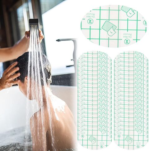 RMISODO 100 Pieces Waterproof Ear Stickers, Disposable Ear Covers Earmuffs, Ear Protector Caps for Hair Dye Shower Bathing, Invisible Foot Sticker Bandages, Protective Clear Films for Foot Hand Ear in Kuwait