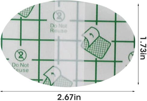 RMISODO 100 Pieces Waterproof Ear Stickers, Disposable Ear Covers Earmuffs, Ear Protector Caps for Hair Dye Shower Bathing, Invisible Foot Sticker Bandages, Protective Clear Films for Foot Hand Ear in Kuwait