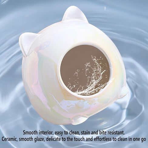 Esamploe Guinea Pig Hideout,Washable Ceramic Guinea Pig Bedding,Cool Guinea Pig Bedding,The Perfect Hiding Place for Guinea Pigs Hamsters and Chinchillas(White) in Kuwait