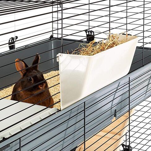 فيربلاست قفص ارنب كبير للغاية من طابقين باللون العنابي من كروليك | يتضمن قفص الارانب جميع الملحقات والمقاسات 39 طول × 20.3 عرض × 36.2 ارتفاع ويشمل جميع الملحقات | ضمان لمدة عام من الشركة المصنعة in Kuwait