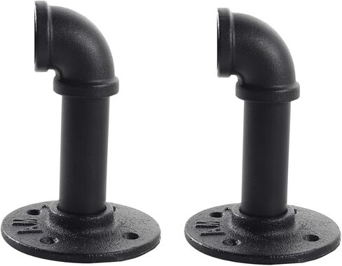 Curtain Rod Head Set, Curtain Rod Brackets with Holders & Screws in Kuwait