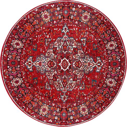 SAFAVIEH Vintage Hamadan Collection Accent Rug - 2'3" x 4', Red & Multi, Oriental Persian Design, Non-Shedding & Easy Care, Ideal for High Traffic Areas in Entryway, Living Room, Bedroom (VTH222A) in Kuwait