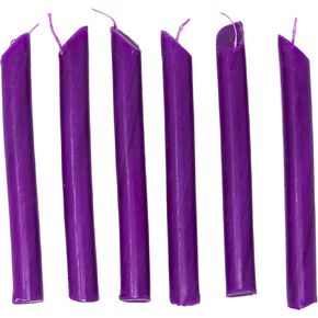 Solid Color Dripping Candle - Drip Candle 6 Pack (Teal)