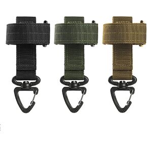 Nylon Glove Holder Strap Camping Belt Rope Hanger Keys Grabber Hook,3 PCS Adjustable Work Glove Holder for Camping Hiking Working in Kuwait
