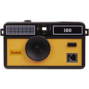 Kodak i60 Reusable 35mm Film Camera - Retro Style, Focus Free, Built in Flash, Press and Pop-up Flash (Yellow) in Saudi Arabia