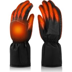 JEARLAKON Electric Heated Gloves Waterproof Touchscreen Hand Warmer Gloves for Motorcycle Skiing Hiking and Cycling Bike Gloves for Men and Women in Saudi Arabia