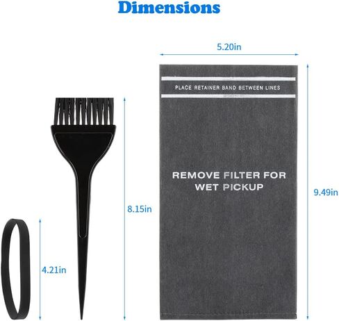 Wet Dry Vac Filter Bags: 8 Pack Vac Replacement Filters Bags for 2 - 2.5 Gallon Vacuums Compatible with Shop Vac Stinger Craftsman Husky in Kuwait