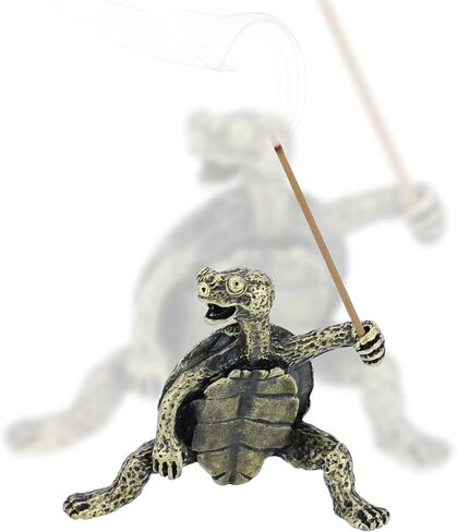 حامل بخور على شكل سلحفاة كونغ فو، مبخرة مضحكة in Kuwait