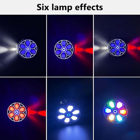 Stroller Light 2 Pieces, LOMHYVE Stroller lamp with 6 Lighting Effects, LED reflectors Lighting for Strollers, Stroller Light Suitable for All Strollers in Saudi Arabia