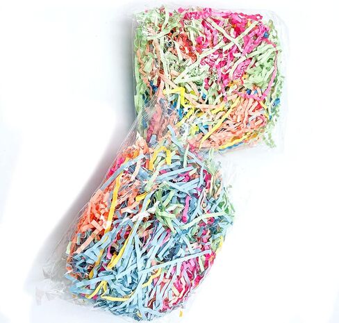 جيليجي العاب مضغ للطيور على شكل تاكو، مع عبوتين من الورق الممزق الملون، العاب تقطيع معلقة للباراكيت والكوكاتيل والكايك والبادجي والكويكر in Kuwait