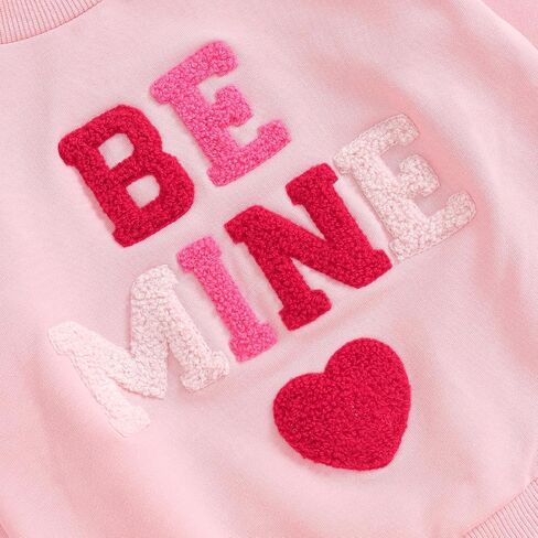 BeQeewll الرضع طفل بنين بنات Crewneck البلوز أحبك أكثر رسالة ملابس منقوشة بكم طويل البلوز قميص سترة بلايز in Kuwait